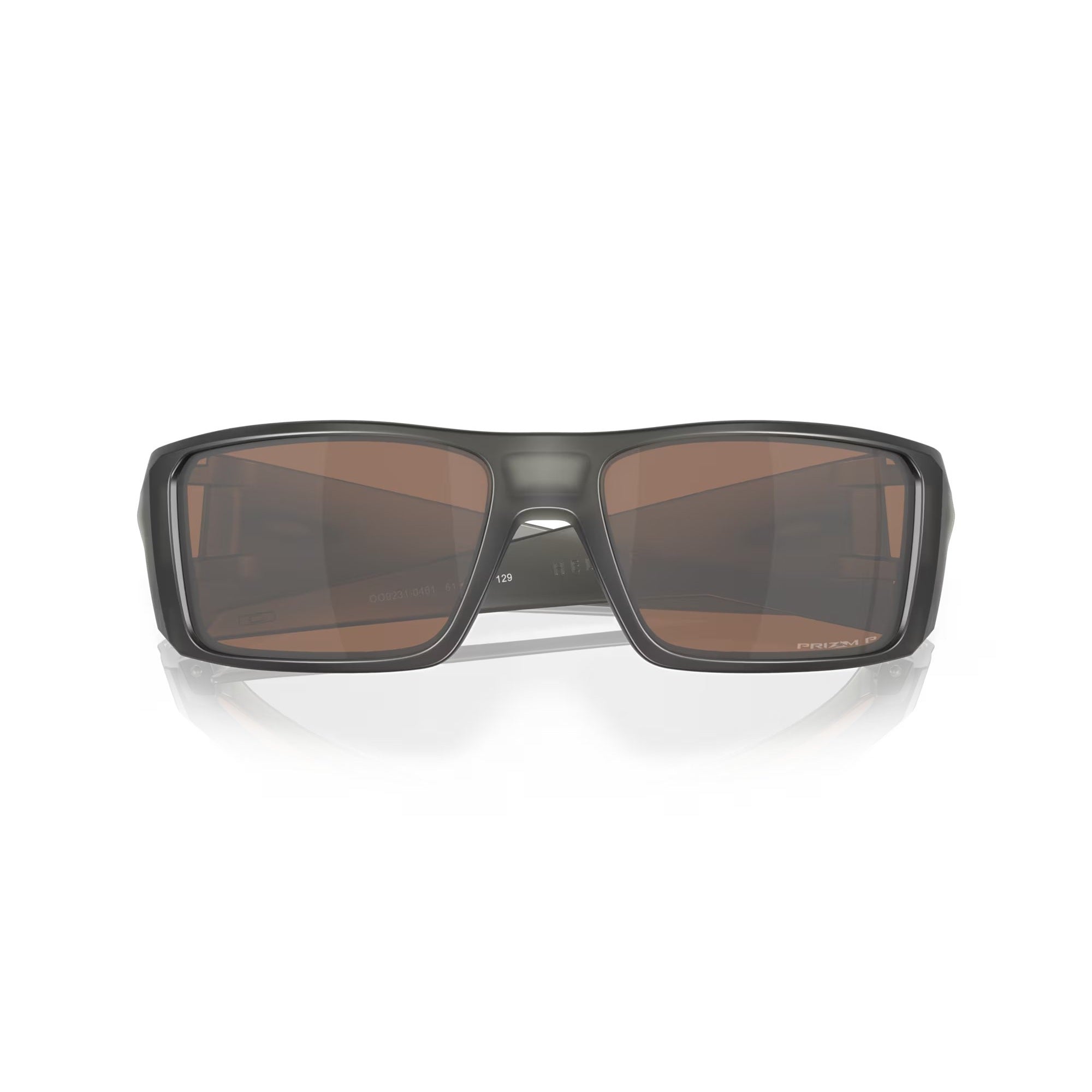 Oakley Heliostat Sunglasses - Matte Grey Smoke Lens - Polarized UV Protection - for Running, Cycling & Outdoor Sports