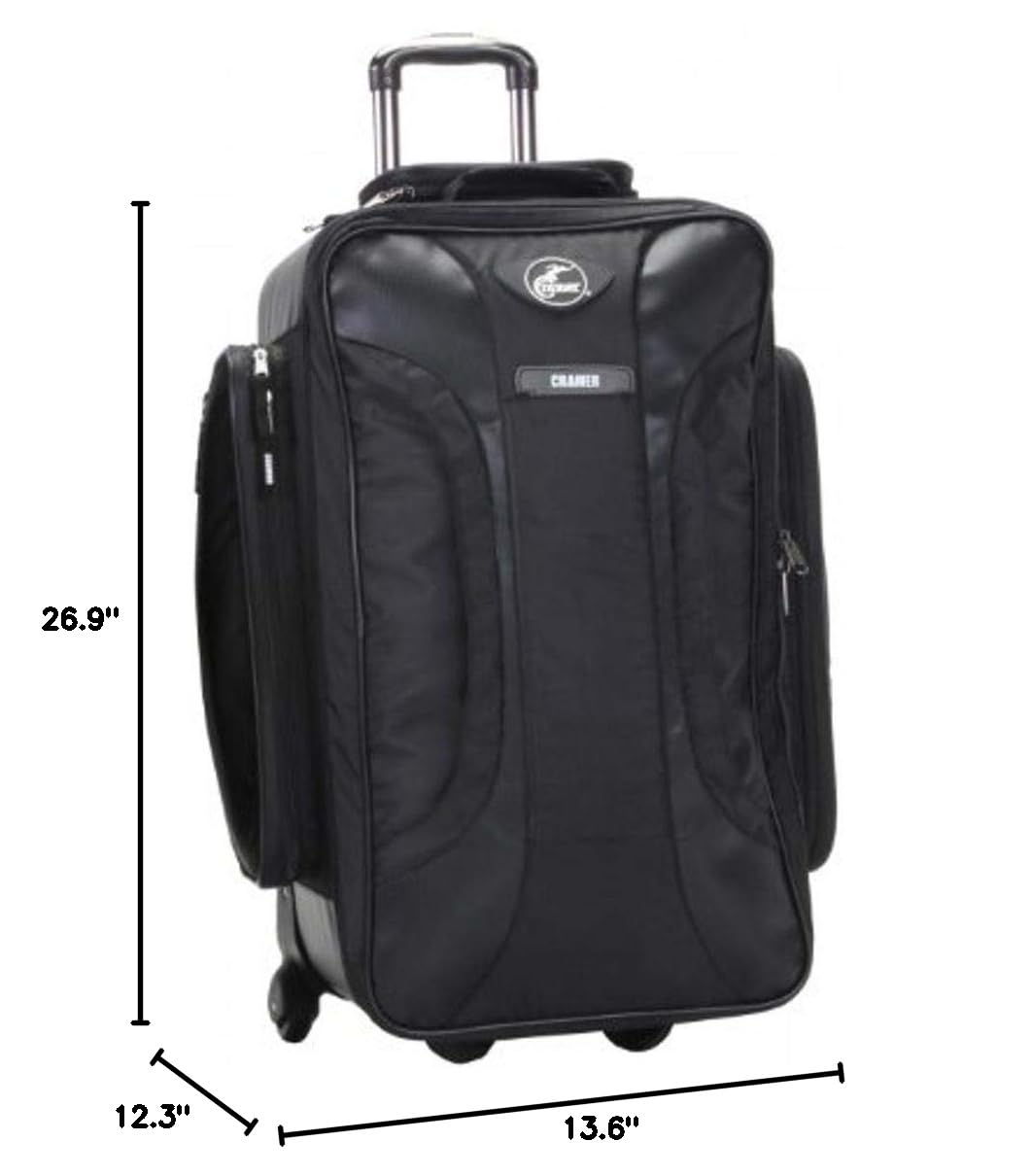 Cramer Tuf-Tek Junior Traveler Bag - Durable Athletic Trainer Duffel with Wheels & Handle - Large Rolling Sports Equipment Storage for Gym, Travel & On-the-Go Trainers