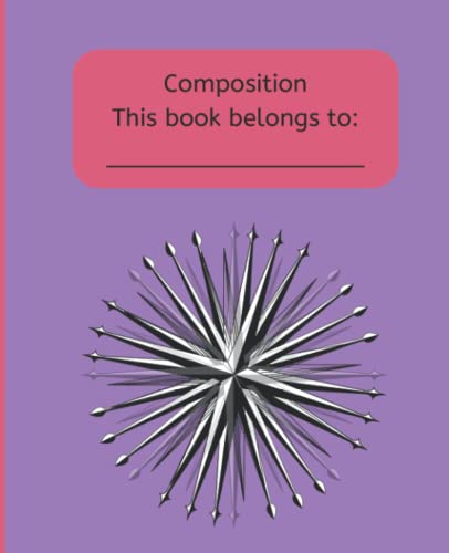 Premium Composition Notebook with Compass Rose Cover - College Ruled Paper for School, Office & Journaling - Perfect for Students, Writers & Professionals