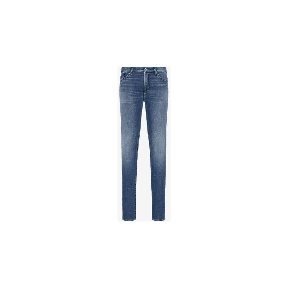 Armani Exchange Men's Super Skinny Stretch Denim Jeans - Slim Fit Stretchable Comfort Pants for Casual Wear & Night Out