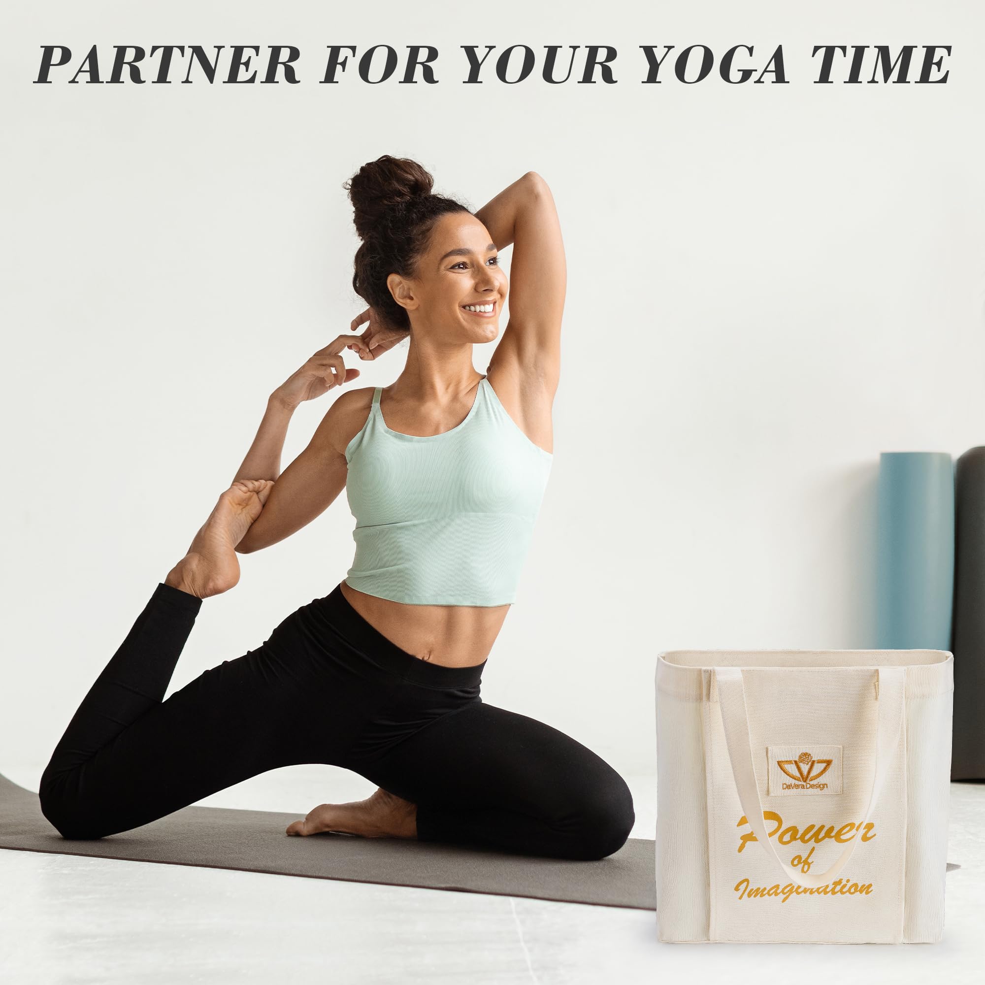 Yoga Mat Bag for Women - Tote Carrier for Gym, Travel & Workout