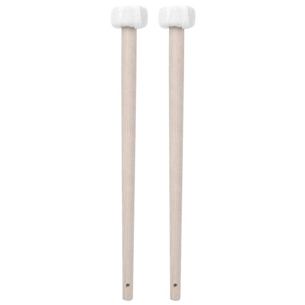 Keenso Maple Wood Drumsticks - 2 Pcs Small Gong Hammer Percussion Sticks for Drum Kit | Professional Quality Musical Instrument Accessories | Perfect for Live Performances, Studio Recording & Practice Sessions