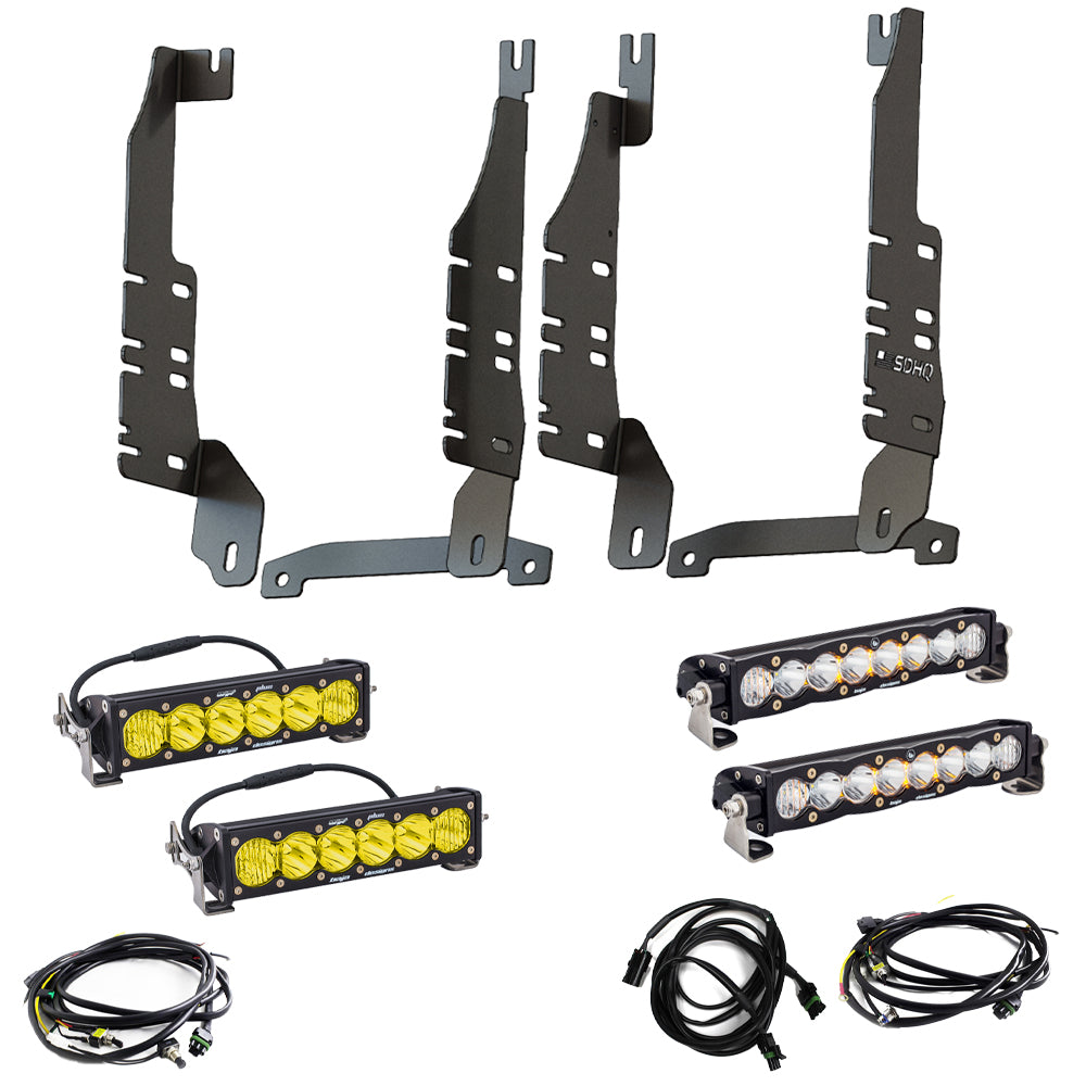 2019-2025 Ram 1500 SDHQ Custom Grille LED Light Bar Mount Kit - DIY Off-Road Lighting Upgrade for Trucks | Perfect for Night Driving, Camping & Off-Road Adventures