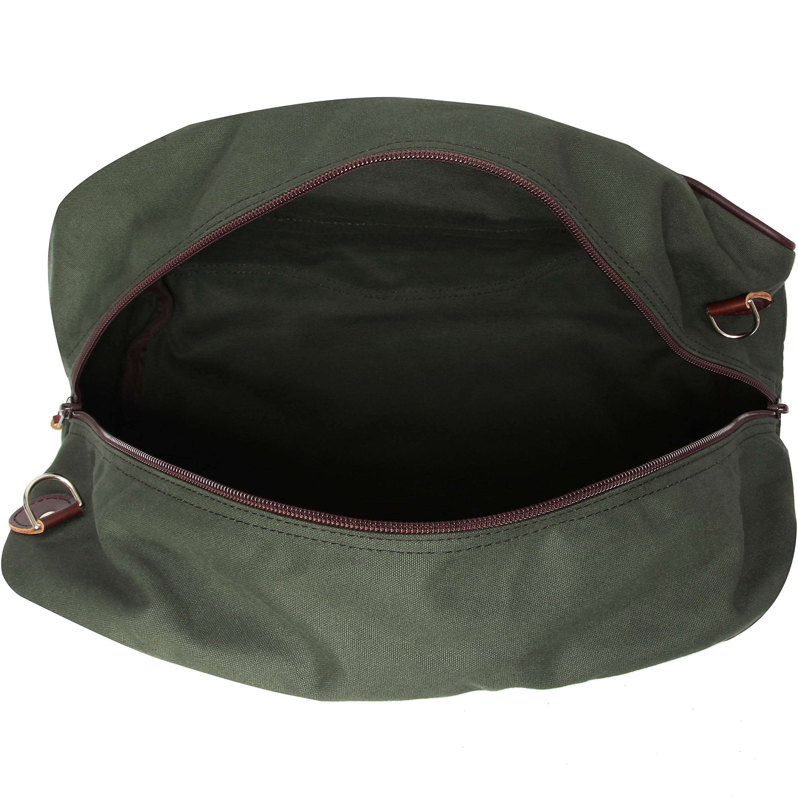 Duluth Pack Weekender Duffel Bag - Black Water-Resistant Travel Duffel for Gym, Weekend Trips & Outdoor Adventures