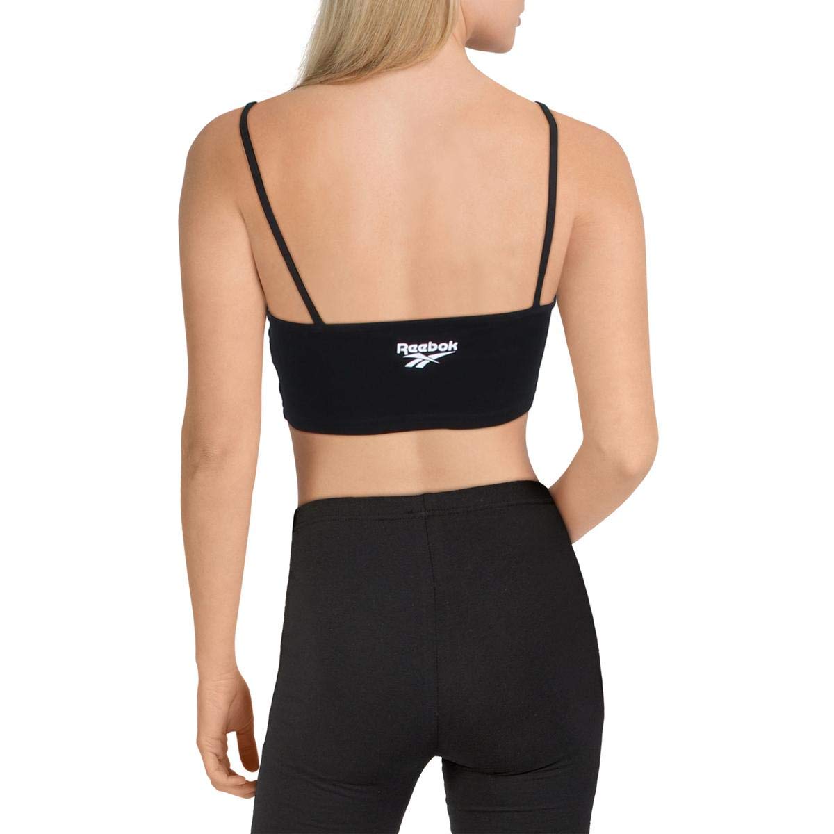 Reebok Women's Classics Vector Logo Sports Bra - Breathable Workout Top for Running, Yoga & Gym - Comfortable Support for Active Lifestyles