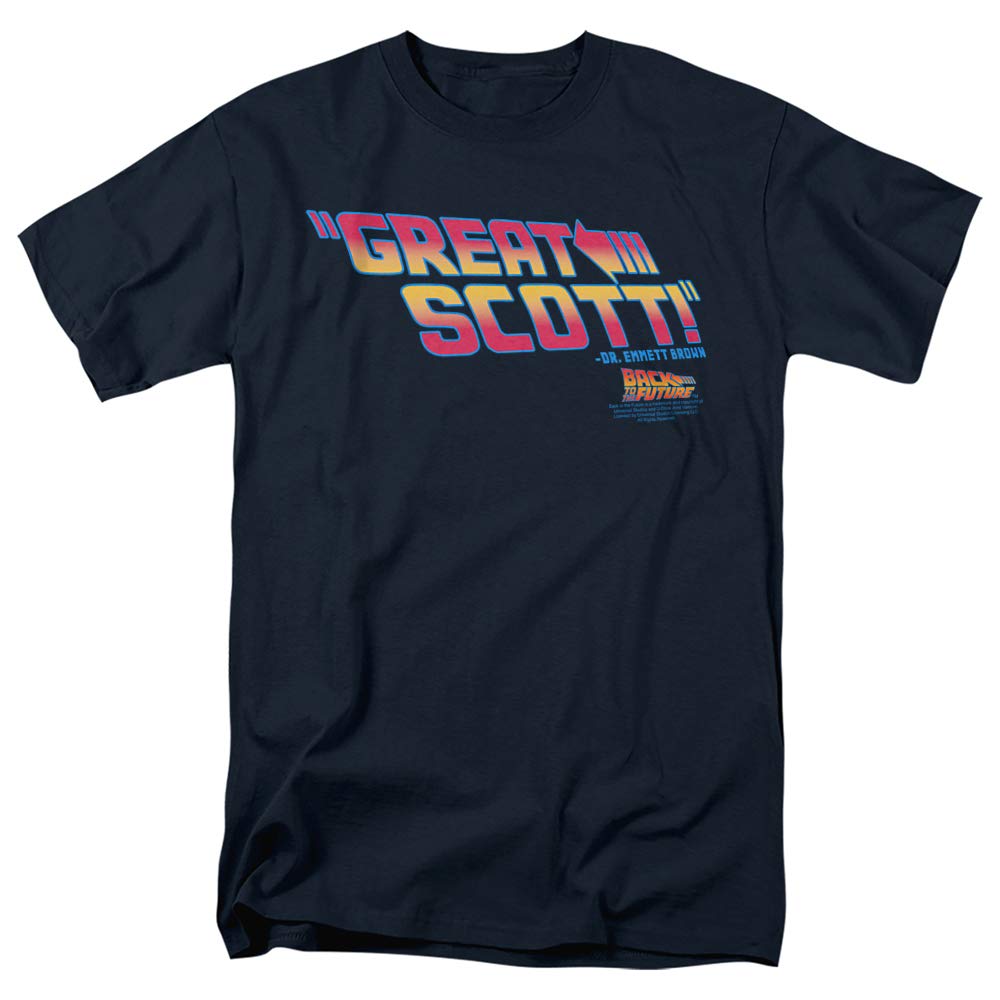 Back to The Future Movie Collection Unisex Adult T-Shirt - Vintage Retro Style for Men & Women - Perfect for Cosplay, Movie Nights & Fan Gifts