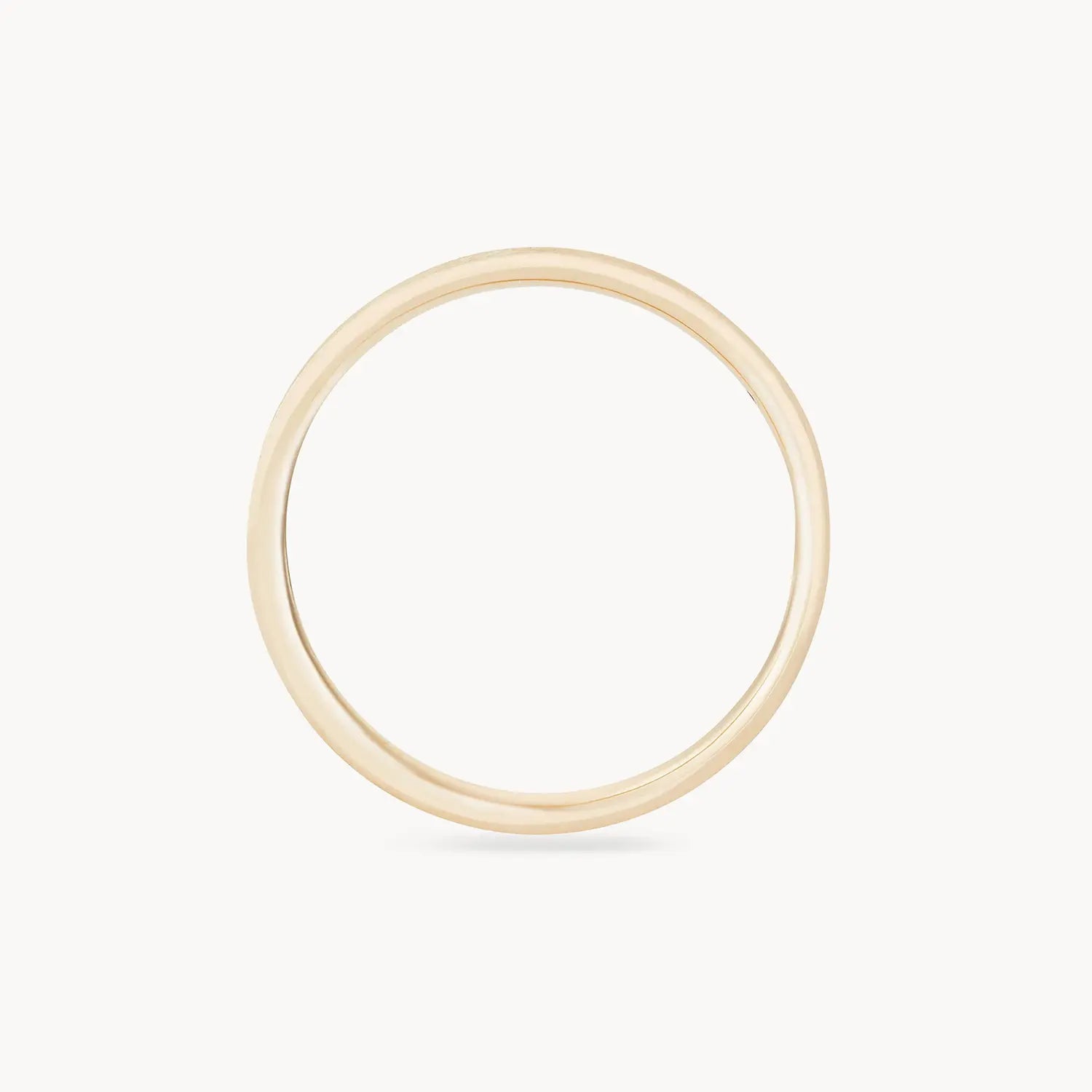 14K Yellow Gold Everlast Band Ring - High Polish Finish for Men & Women - Perfect for Weddings, Anniversaries, and Everyday Elegance