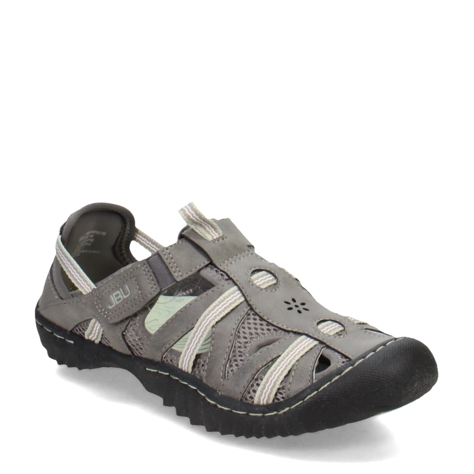 JBU Regional Water Ready Women's Outdoor Comfort Adjustable Closed Toe Water Shoes for Beach, Pool, and Kayaking