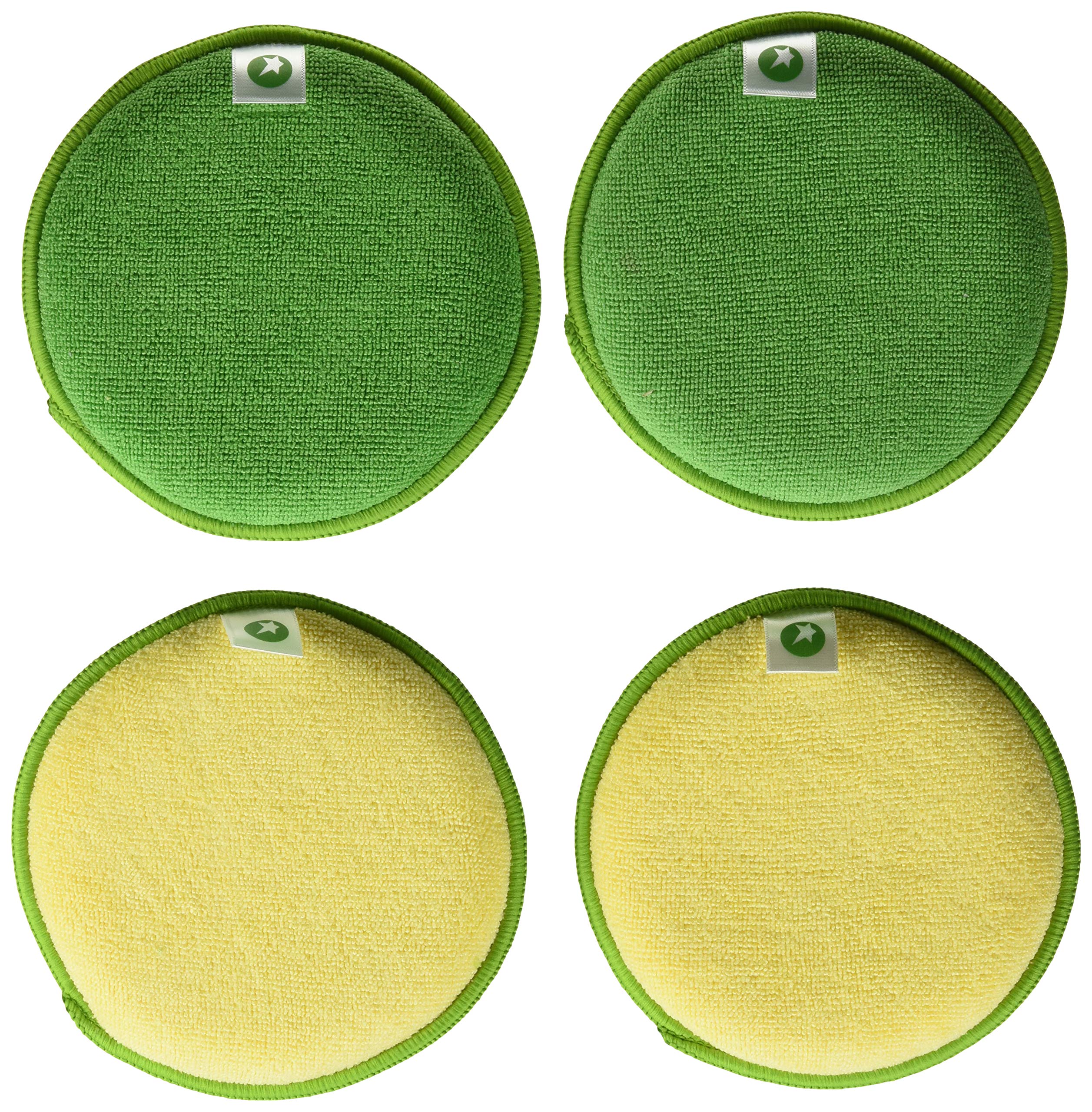 Starfiber Microfiber Kitchen Scrubbies - 3 Pack of 4 | Non-Scratch Dish Sponges for Pots, Pans & Dishes | Reusable Cleaning Pads for Stainless Steel, Glass & Ceramic Cookware