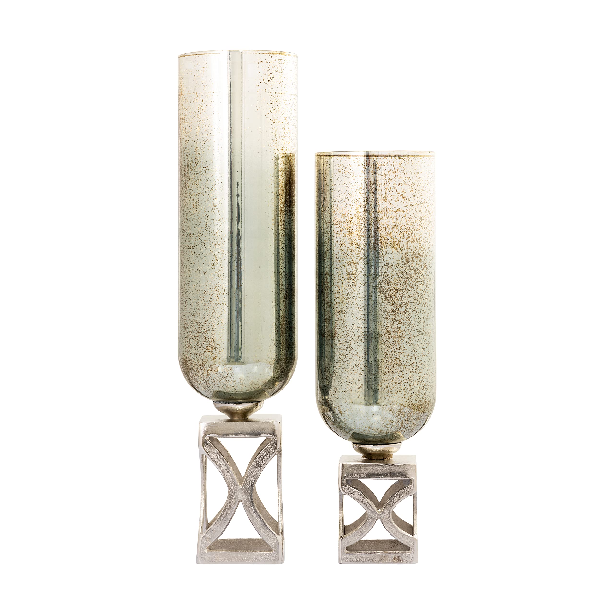 Elk Home H0807-8729 Opal Glass Vase - Medium Size Decorative Flower Vase for Home Decor, Wedding Centerpiece, and Dining Table Decorations