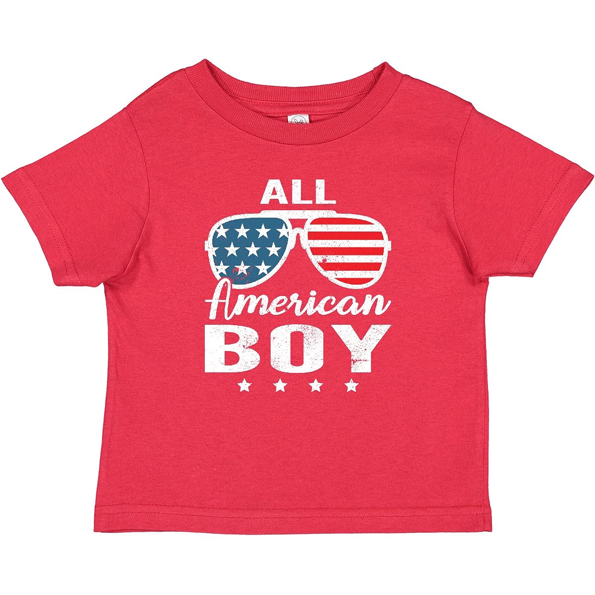 Inktastic All American Boy USA Parade Baby T-Shirt - Patriotic 4th of July Outfit for Boys, Cute Independence Day Baby Clothes, Comfortable Cotton Toddler Shirt for Festivals & Celebrations