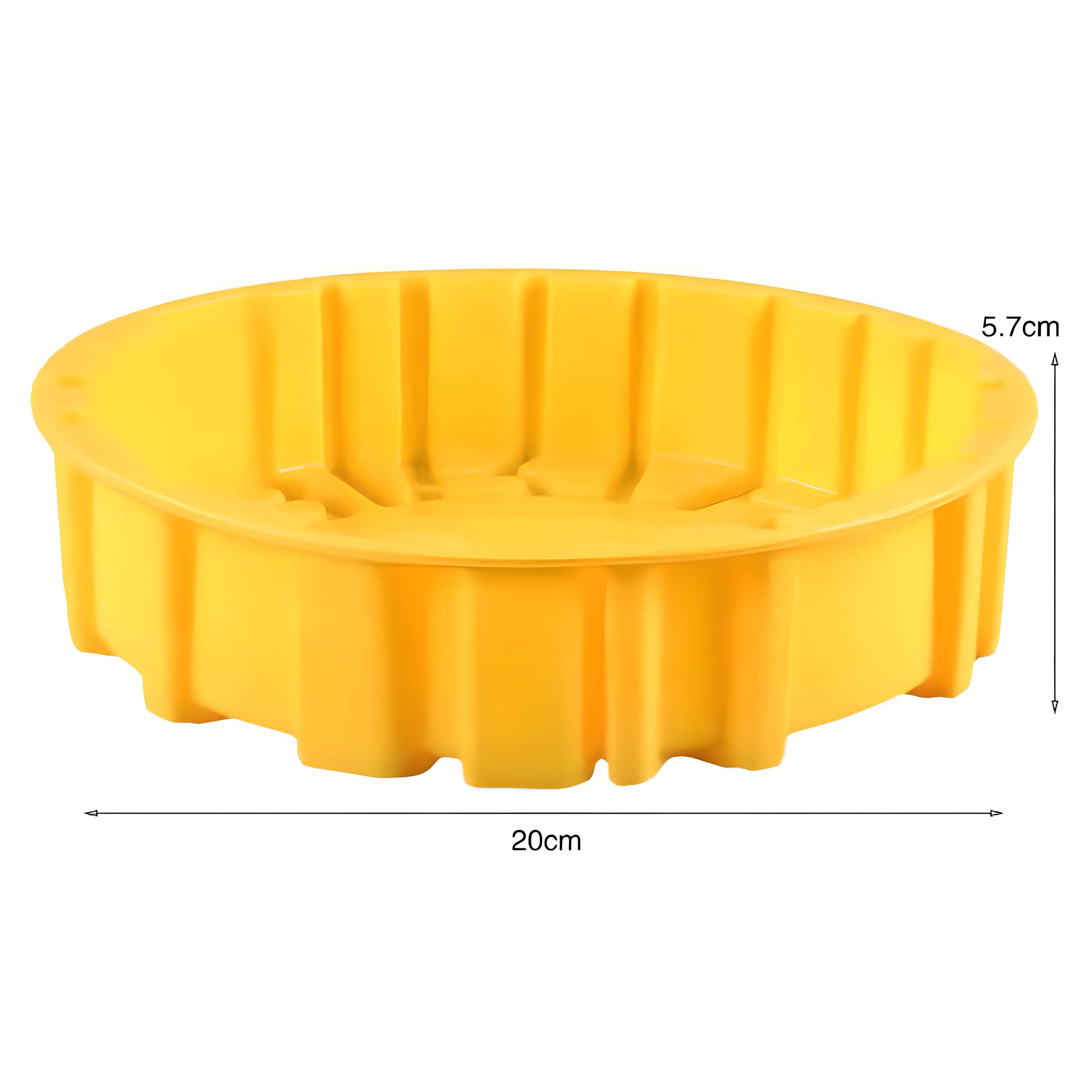 8 Inch Happy Birthday Cake Mold Pan - Non-Stick Silicone Baking Mold for Birthday Party, Anniversary, Wedding Cakes - Perfect for Home Baking & Professional Decorating