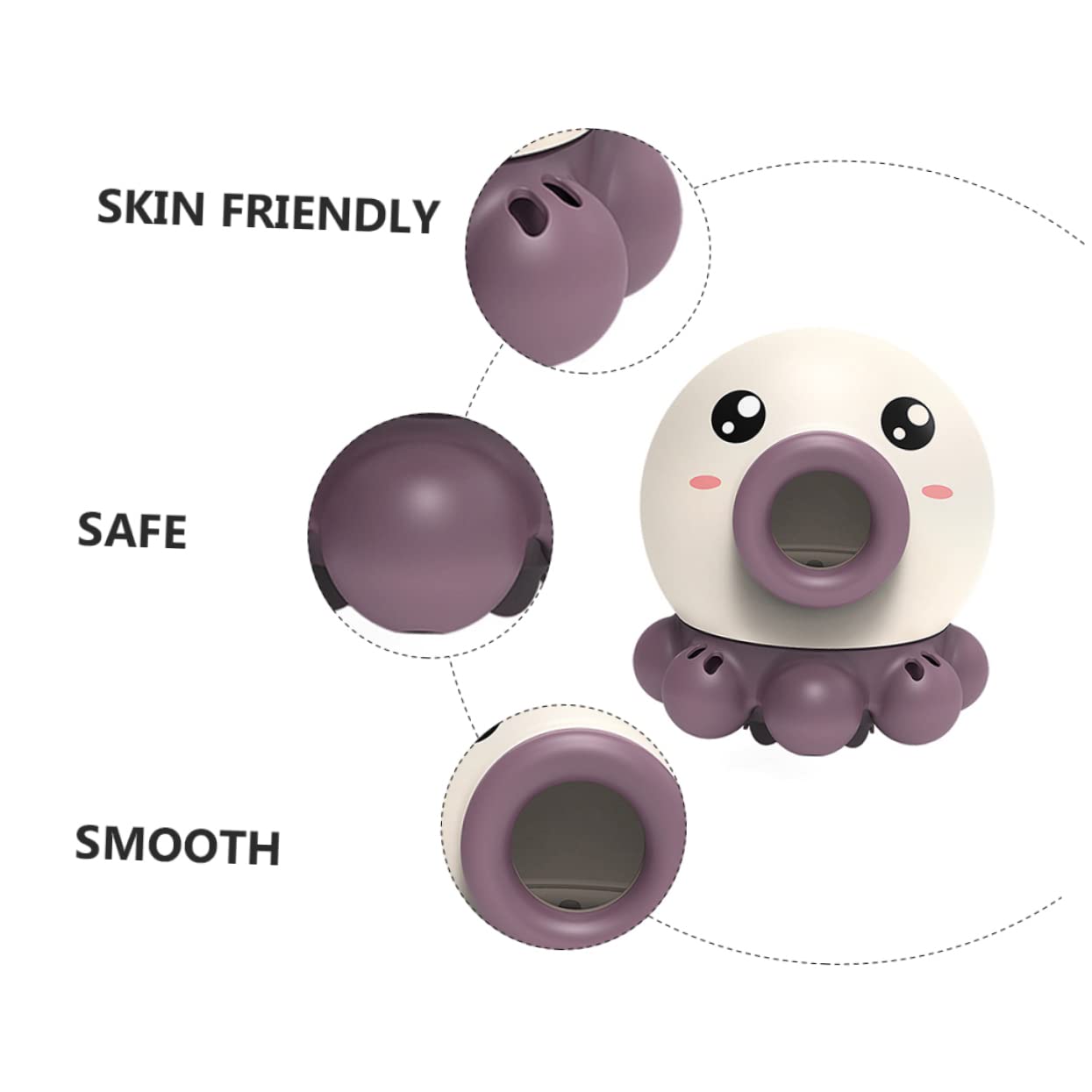 Totority 1-Piece Animal Bath Toys for Kids - Cartoon Plastic Bathtub & Swimming Pool Toys for Toddlers - Fun Water Play During Bath Time, Pool Parties & Beach Trips