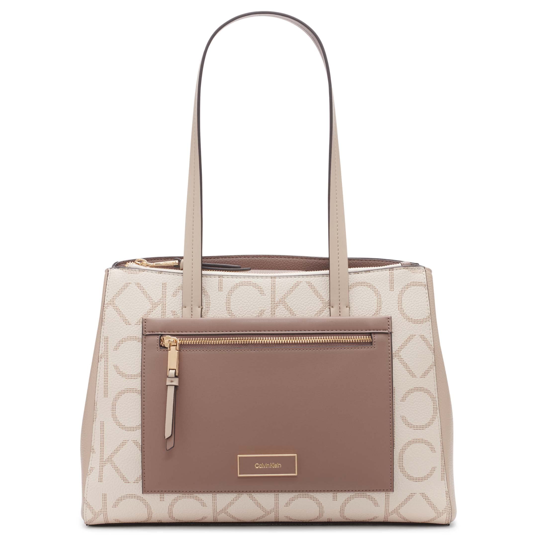 Calvin Klein Hadley Triple Compartment Tote Bag for Women - Stylish Large Capacity Work & Travel Tote - Perfect for Office, Commute & Weekend Getaways
