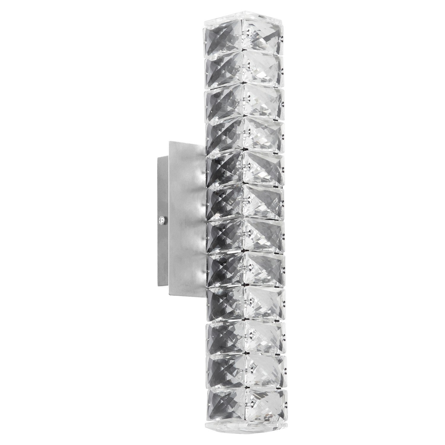 Oxygen Elan 3 572 24 Inch Modern LED Wall Sconce Light Fixture in Satin Nickel - Perfect for Bedroom, Hallway, and Living Room Lighting