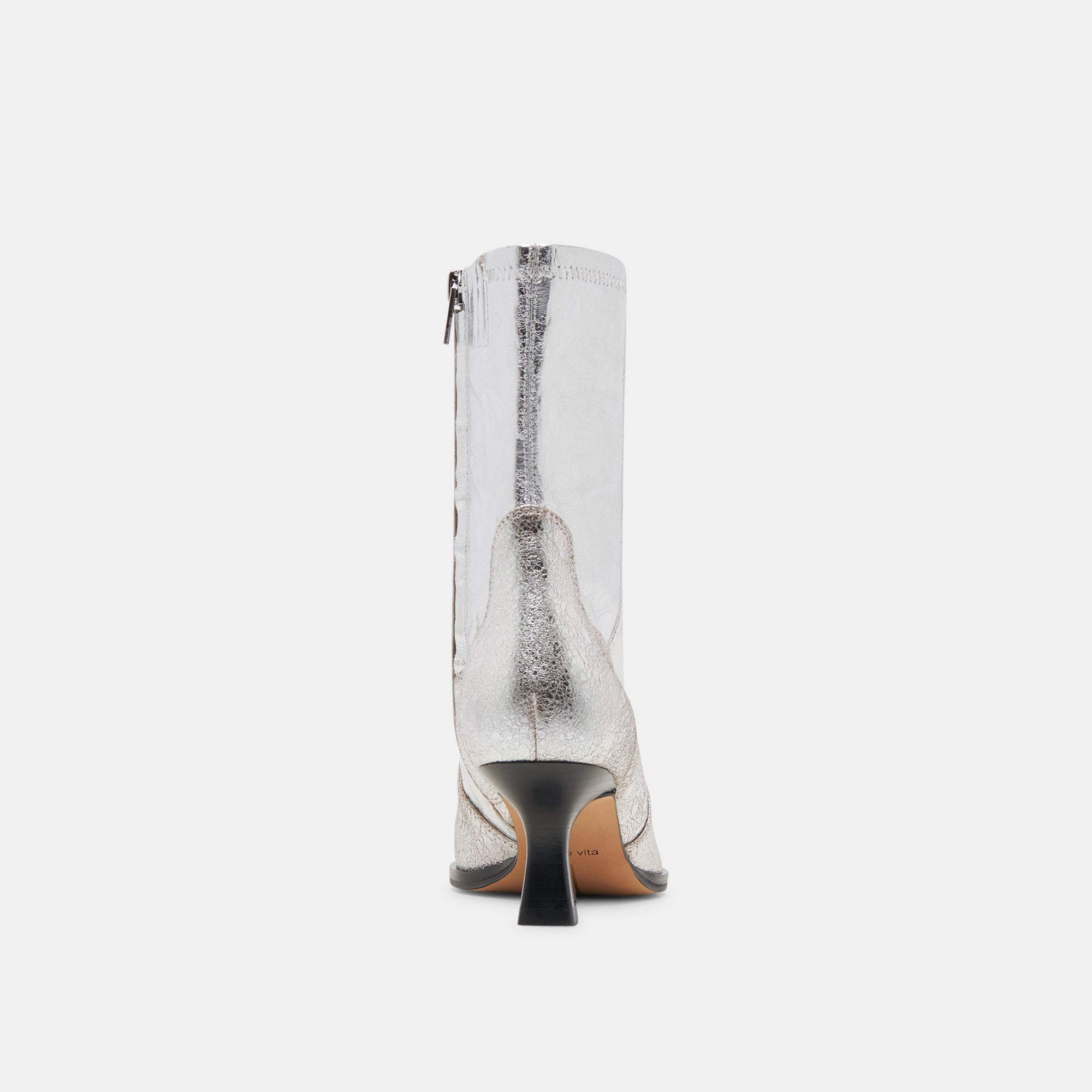 ARYA BOOTS - Silver Distressed Leather Ankle Boots for Women | Comfortable & Stylish | Perfect for Casual Outfits, Parties & Night Out
