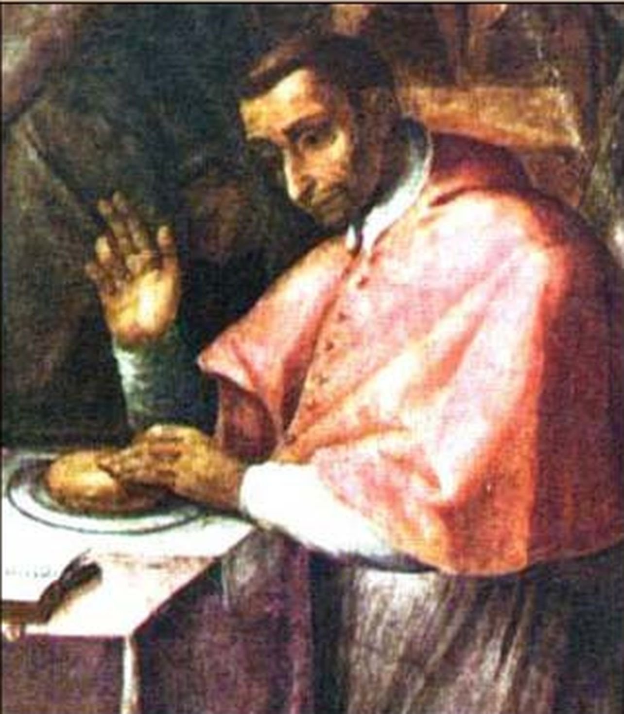 St. Charles Borromeo Medal Italy Keychain - Religious Catholic Gift with Prayer Card - Perfect for Baptism, Confirmation & Daily Devotion