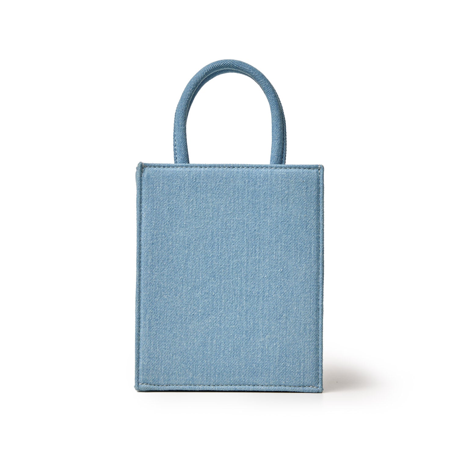 Mini Denim Gold Tote Bag - Stylish & Compact Handbag for Women - Perfect for Shopping, Travel & Everyday Use