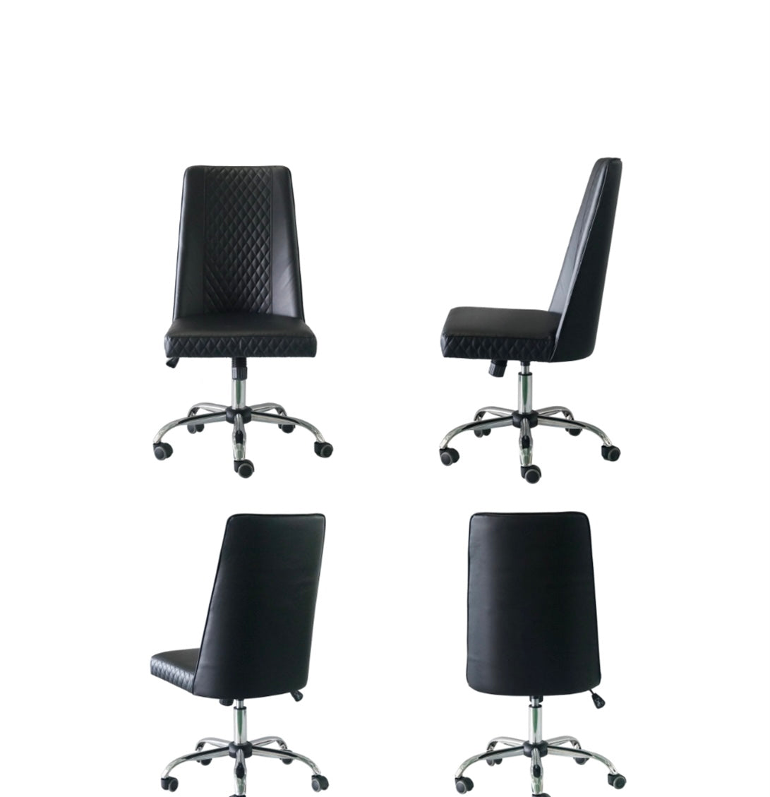 Estelle Ergonomic Office Chair with Rolling Base - Comfortable Swivel Desk Chair for Home & Office Workspace