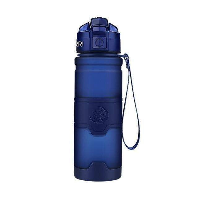 ZORRI 400ml to 1000ml BPA Free Sports Water Bottle with Pop Top Lid & Cleaning Brush - Leak Proof Gym, Hiking, Running & Outdoor Hydration Bottle