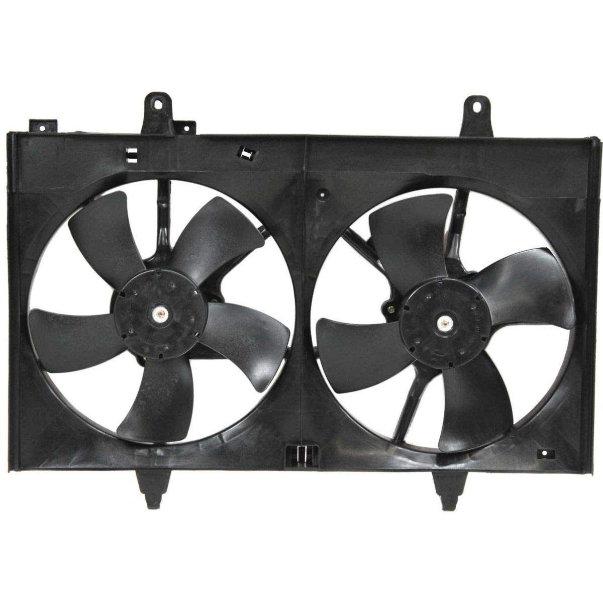 2003-2007 Nissan Murano Radiator Cooling Fan Replacement - High Performance Aluminum Alloy Auto Part for Engine Cooling System - Perfect for Summer Driving & Heavy Traffic Conditions
