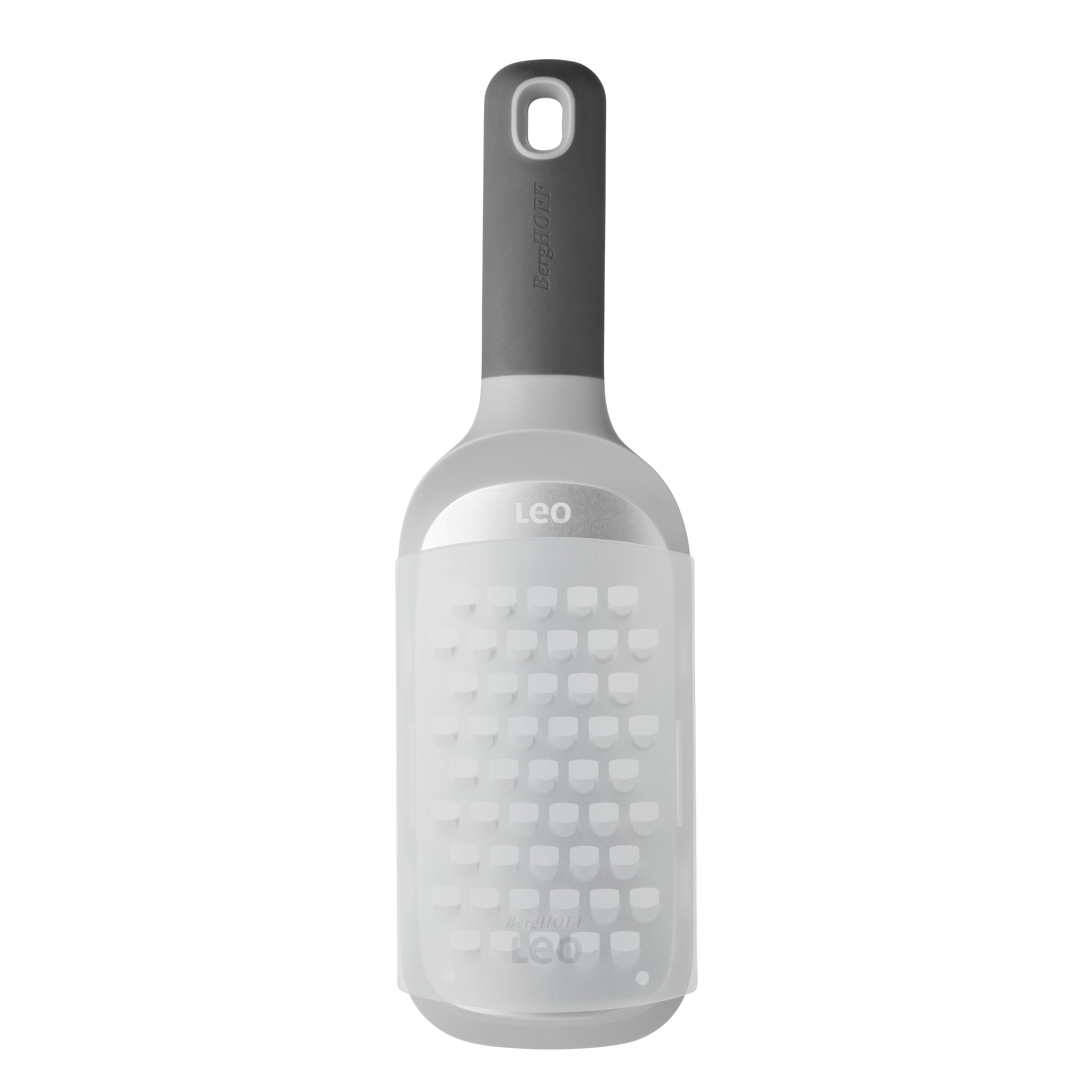 BergHOFF Leo Ultra Coarse Paddle Grater - Stainless Steel Kitchen Grater for Cheese, Vegetables & Fruits - Perfect for Cooking, Baking & Meal Prep - Gray