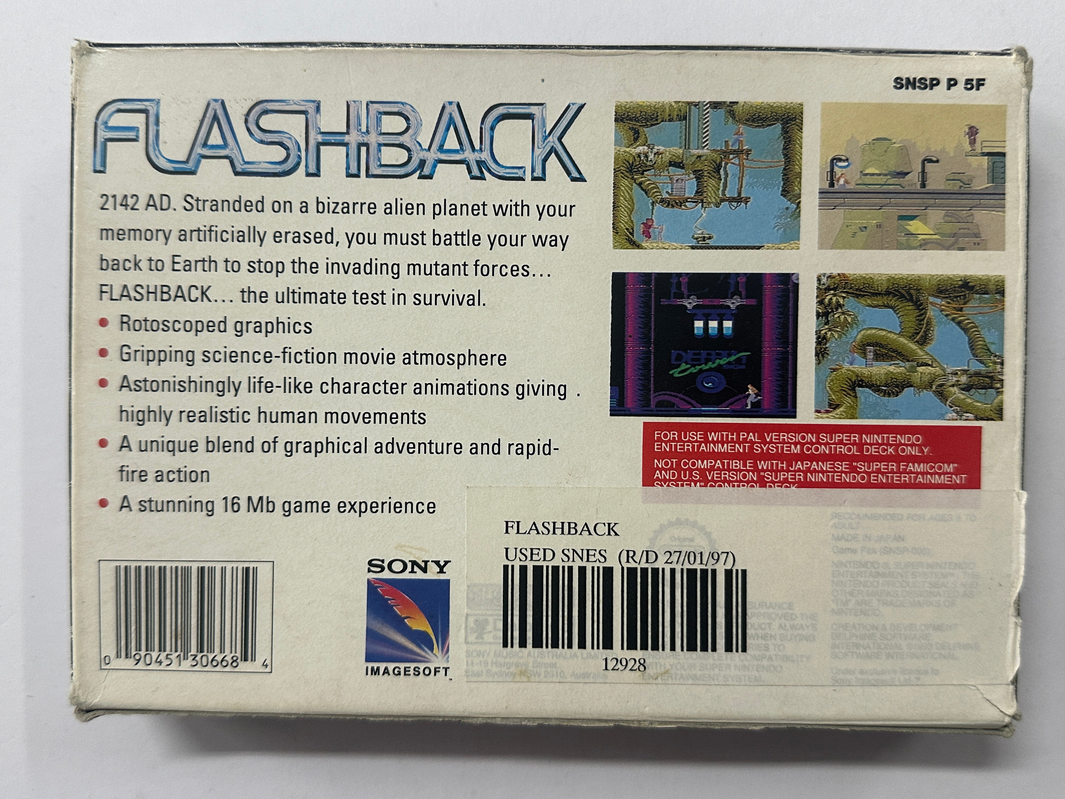 Flashback Complete In Box - Retro Gaming Console with Classic Games - Perfect for Nostalgic Gamers & Collectors | Great for Home Entertainment & Gift Giving