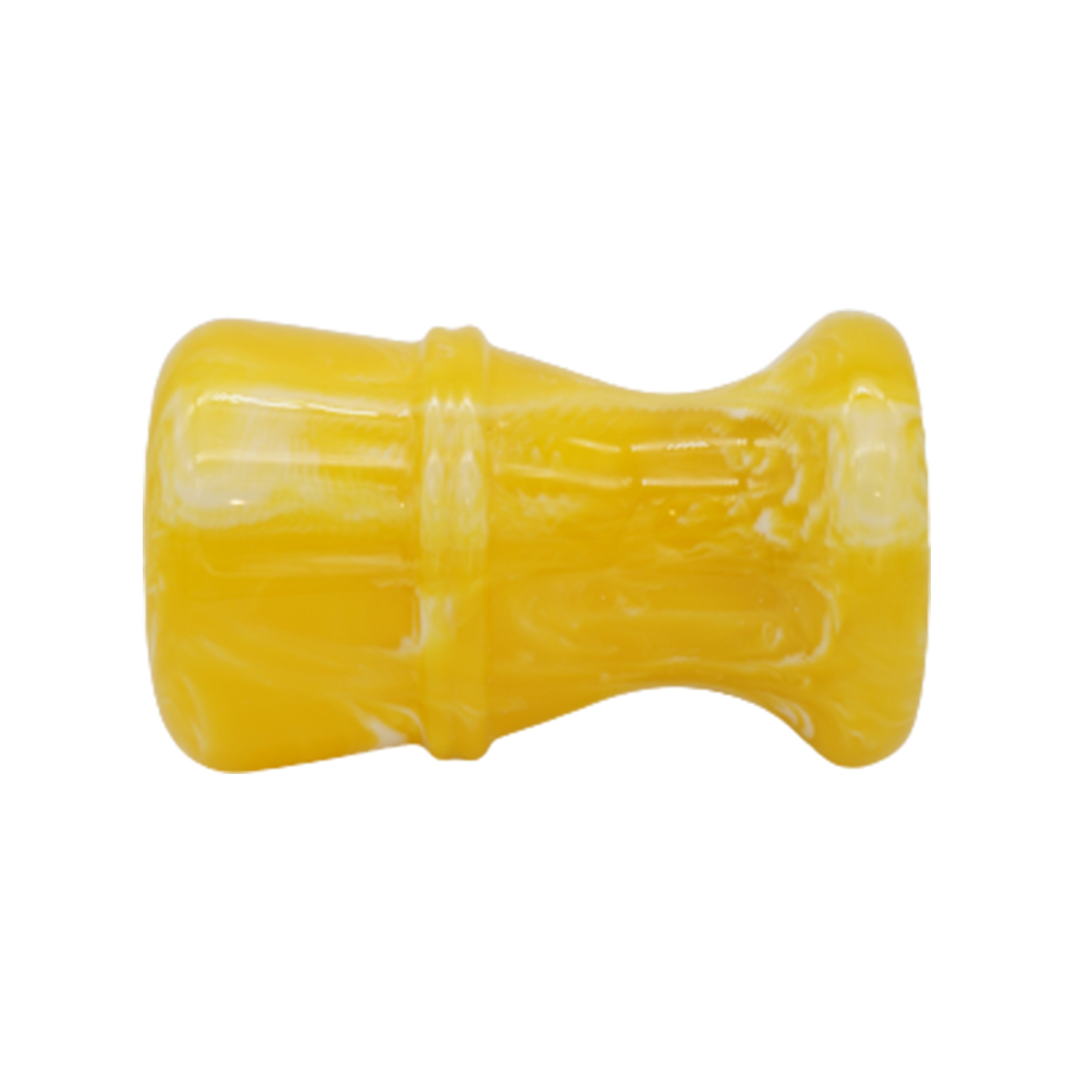 Premium Handcrafted Lemon Drop Shaving Brush Handle - Fits 24mm & 26mm Knots - Perfect for Wet Shaving & Grooming Kits - Ideal Gift for Men's Skincare Routine