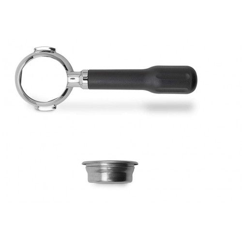 Lelit Bottomless Portafilter 58mm - Professional Espresso Portafilter for Lelit Machines | Perfect for Home Baristas & Coffee Shops | Enhance Espresso Extraction & Crema