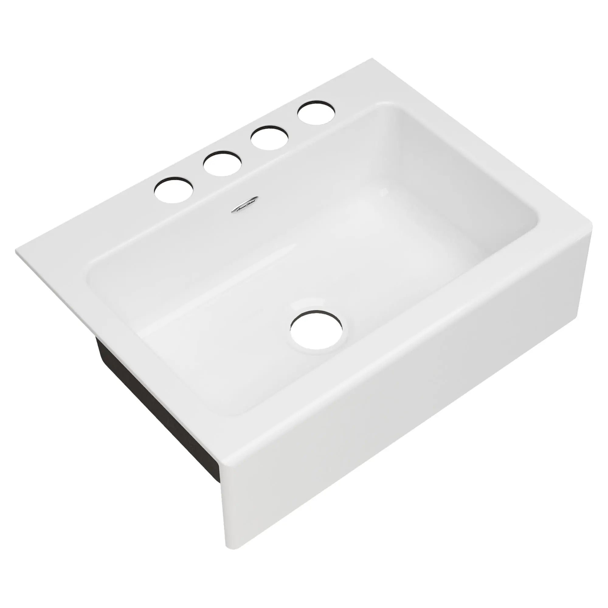 Delancey 30 x 22 Inch Undermount Farmhouse Kitchen Sink - Heavy Duty Cast Iron Single Bowl with 4 Hole Faucet Drilling - Perfect for Rustic, Modern & Farmhouse Style Kitchens