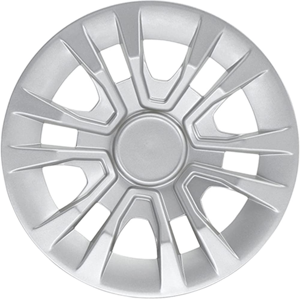 8 Inch Golf Cart Hubcaps for EZGo Golf Buggies - 4-Piece Standard Wheel Rim Cover Set with EZGo Logo Decals - Perfect for Golf Course, Resort & Neighborhood Transportation