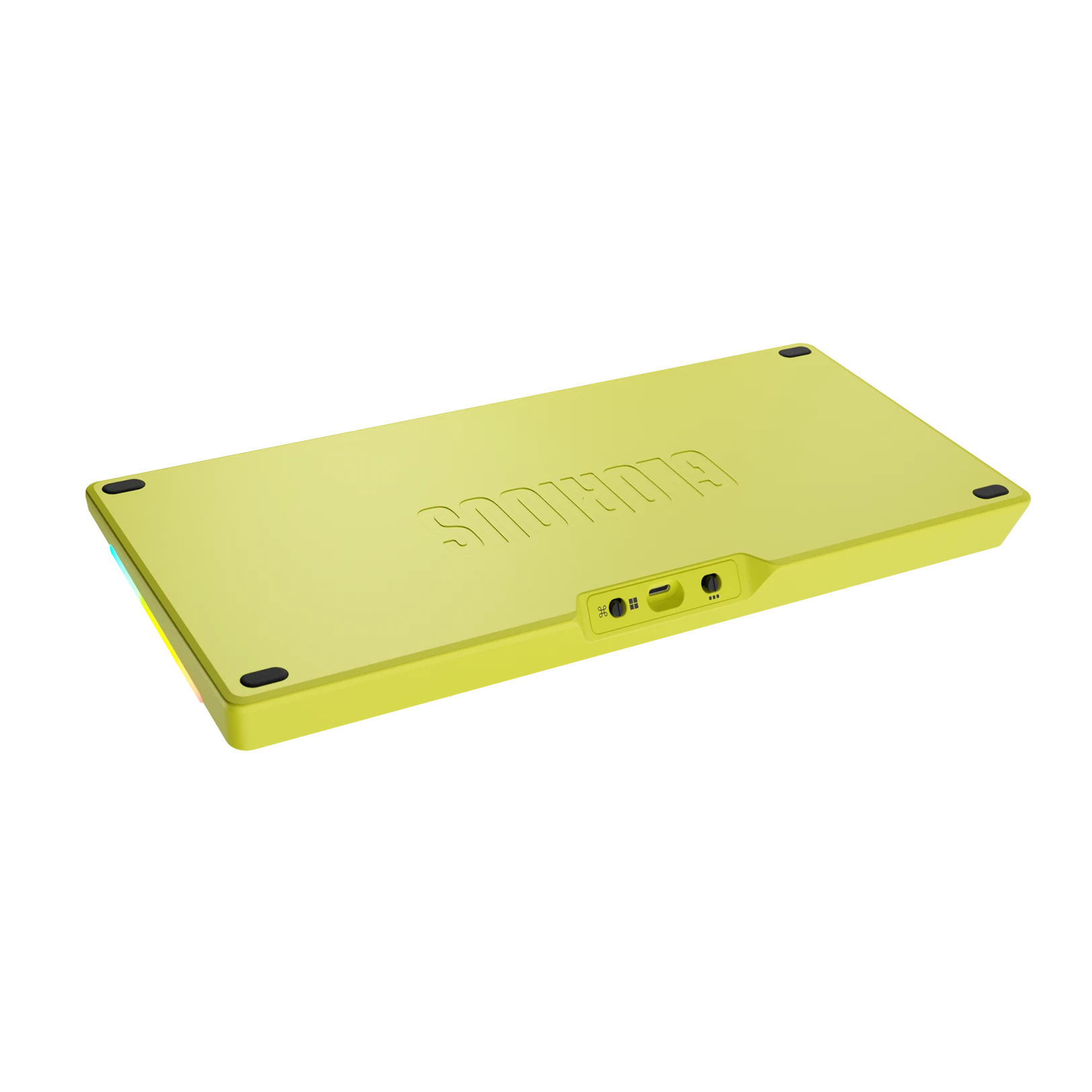GMMK 3 Limited Edition Metal Bottom Case - Volt Lime 75% Mechanical Keyboard | Gaming & Office Workspace Setup