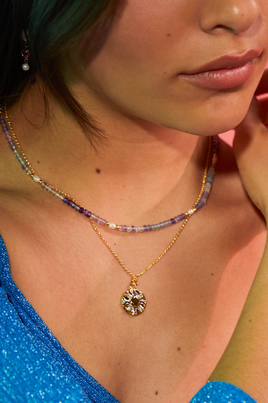CZ Flower Pendant Necklace - Elegant Cubic Zirconia Floral Jewelry for Women - Perfect for Weddings, Parties & Everyday Wear