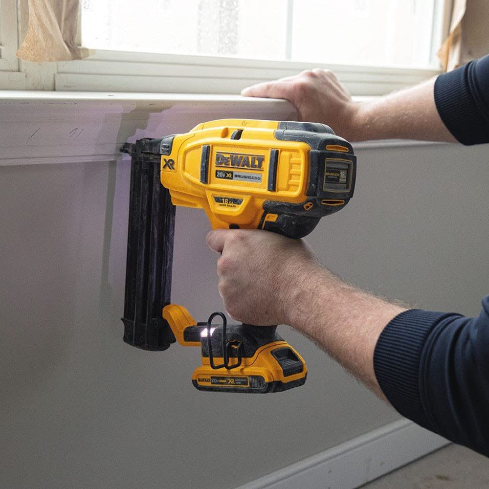 DEWALT DCN680N XR Brushless Cordless 18V Brad Nailer (Tool Only) - Compact & Lightweight for Framing, Trim, and Finish Carpentry Projects