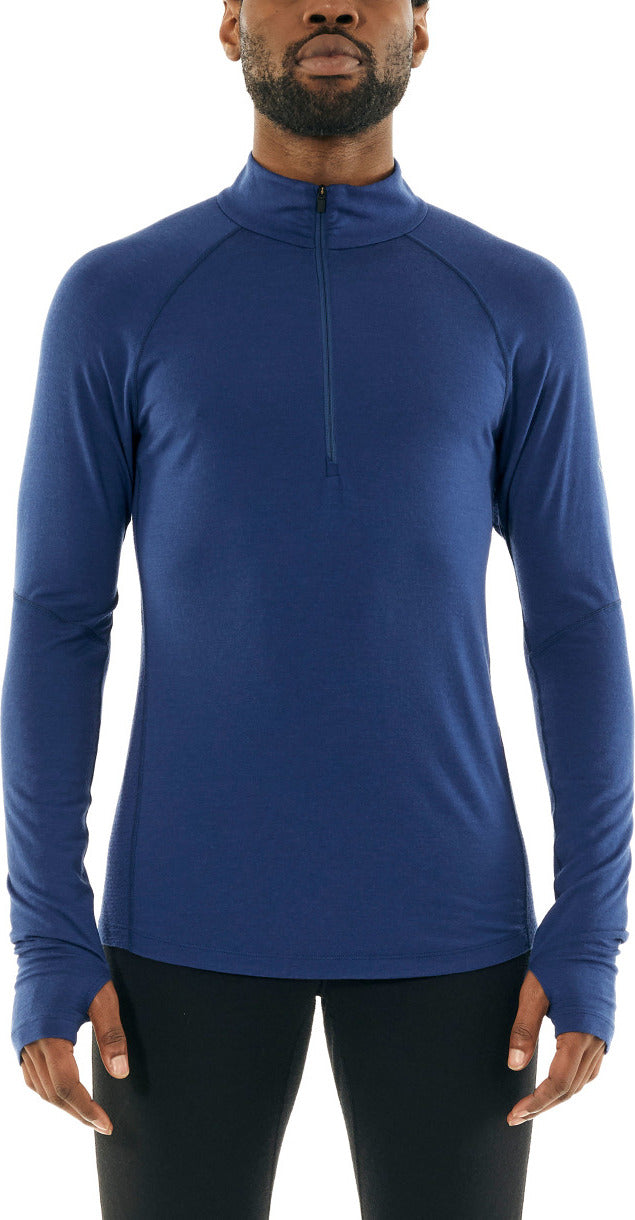 150 Zone Long Sleeve Half Zip Men's Thermal Base Layer - Warm Performance Shirt for Cold Weather, Running & Outdoor Activities