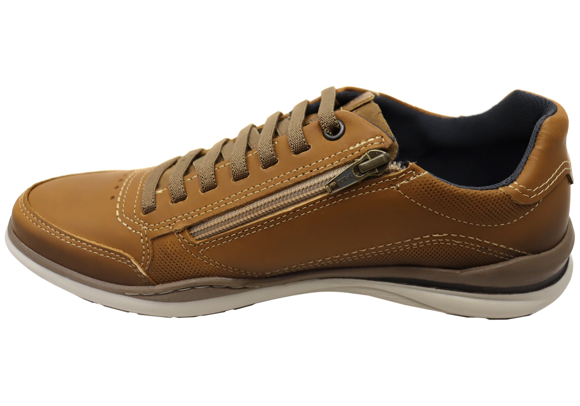 Premium Men's Leather Slip-On Loafers - Handcrafted in Brazil - Comfortable Casual Shoes for Work, Travel & Everyday Wear