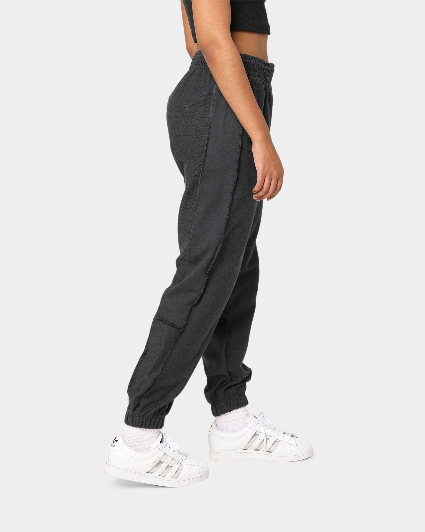 Adidas Loopback Sweatpants for Men - Carbon Grey Comfortable Jogger Pants for Gym, Running & Casual Wear