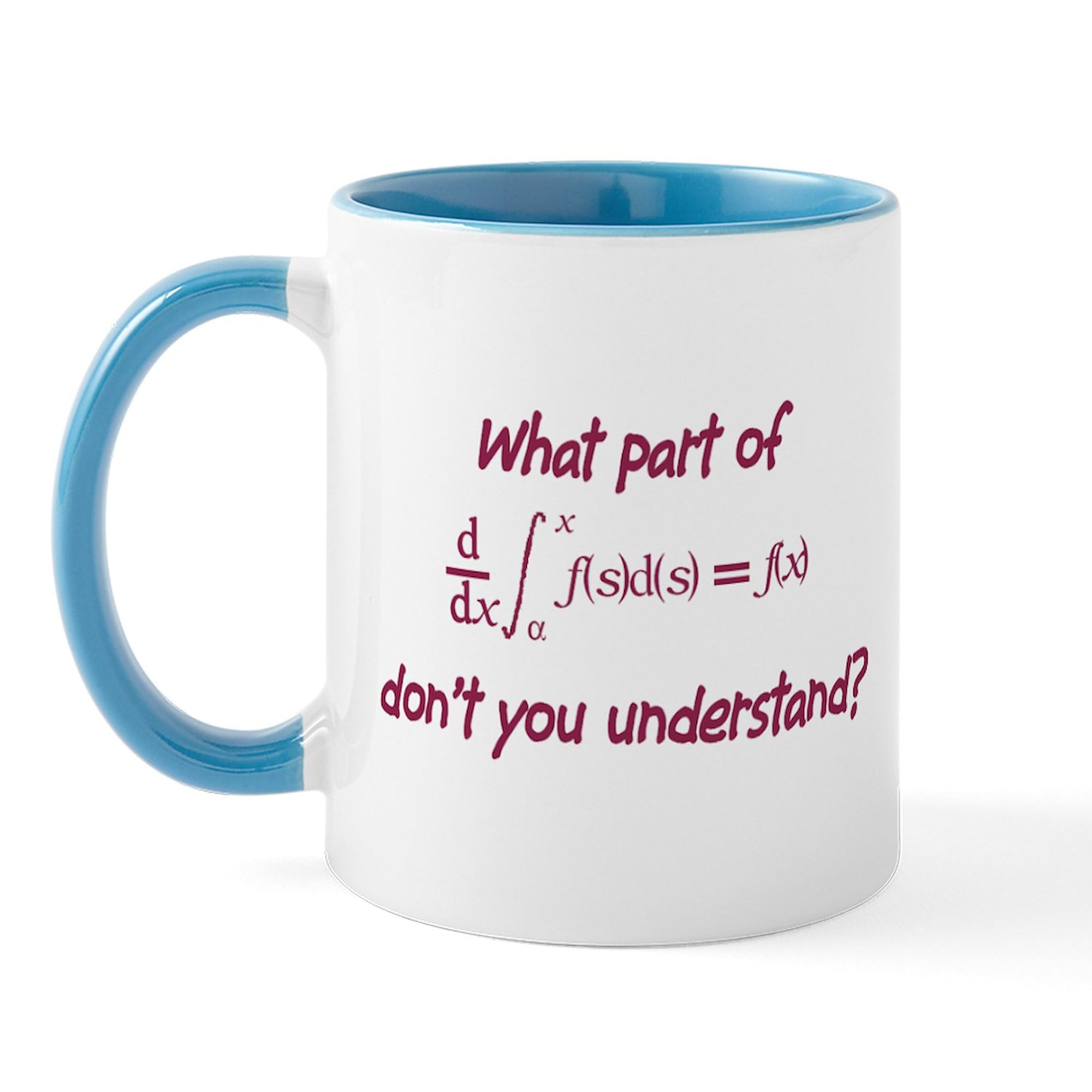 11 oz (325 ml) Ceramic Coffee Mug with Calculus Equation - Perfect for Math Teachers, Students & Science Lovers - Ideal for Classroom, Office or Home Use