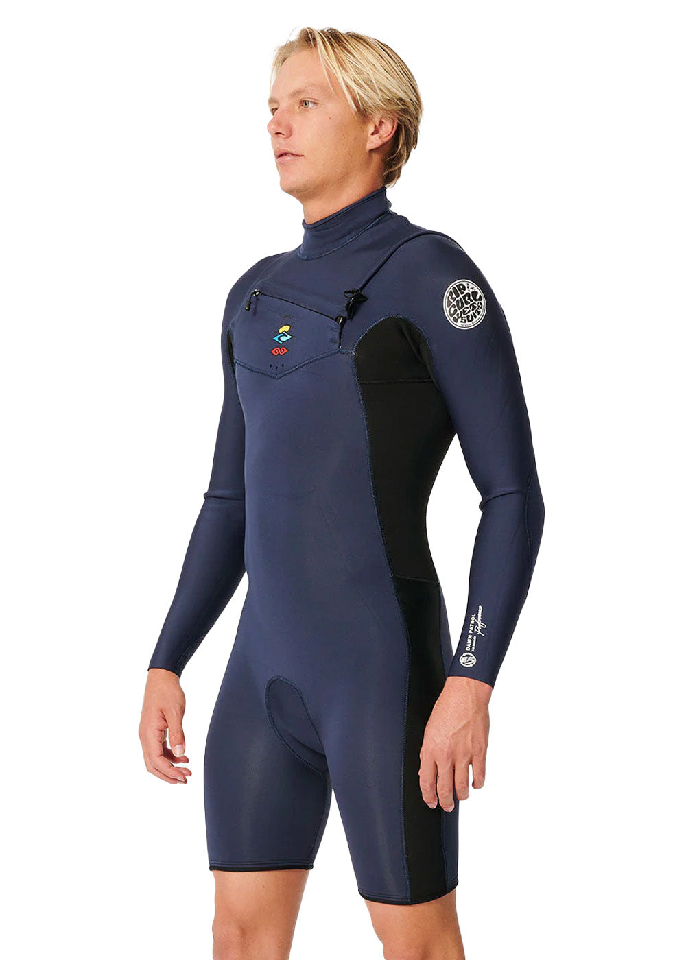 Rip Curl Men's Dawn Patrol 2mm Long Sleeve Spring Wetsuit - Comfortable & Flexible Neoprene Surfing Suit for Warm Water (50-65°F) - Perfect for Surfing, Paddleboarding & Water Sports