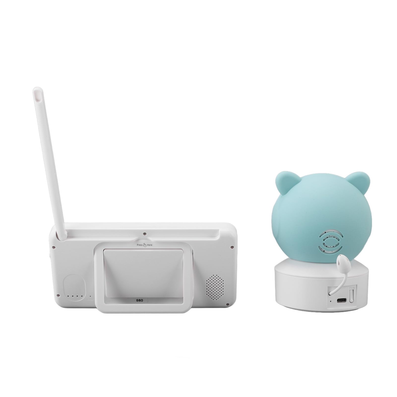 Best Baby Monitor with Voice Intercom - HD Video & Audio Surveillance System for Newborns & Infants - Nursery Security Camera for Playards, Cribs & Bedrooms (Ideal for Night Monitoring & Parent Peace of Mind)