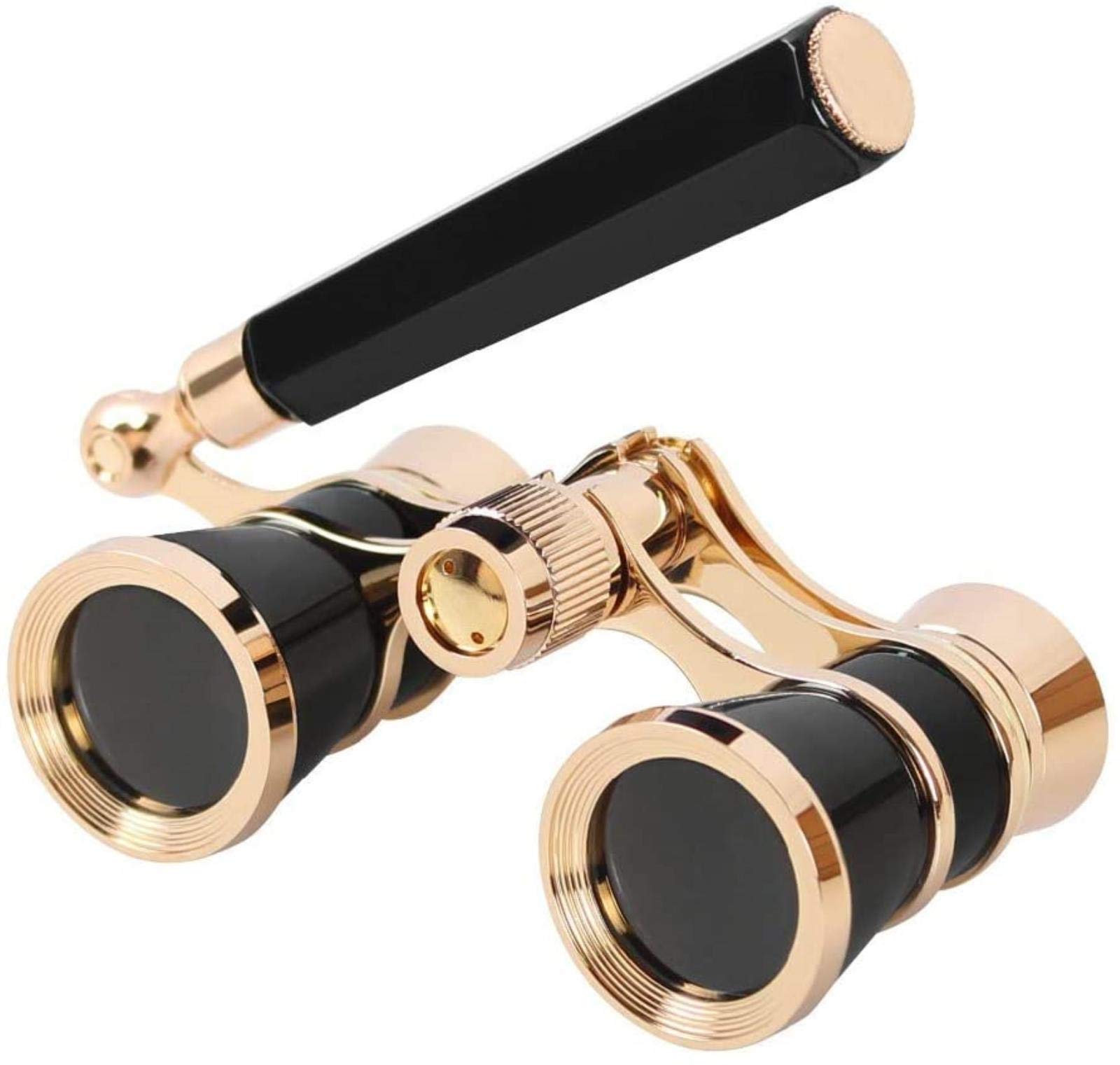 Premium Black 3X25 Opera Binoculars with Coated Lenses - Elegant Theater Glasses for Women & Girls - Perfect Gift for Opera, Ballet & Theater Performances