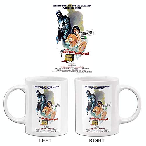The Toolbox Murders 1978 Vintage Horror Movie Poster Coffee Mug - Collectible Film Memorabilia for Horror Fans & Home Decor