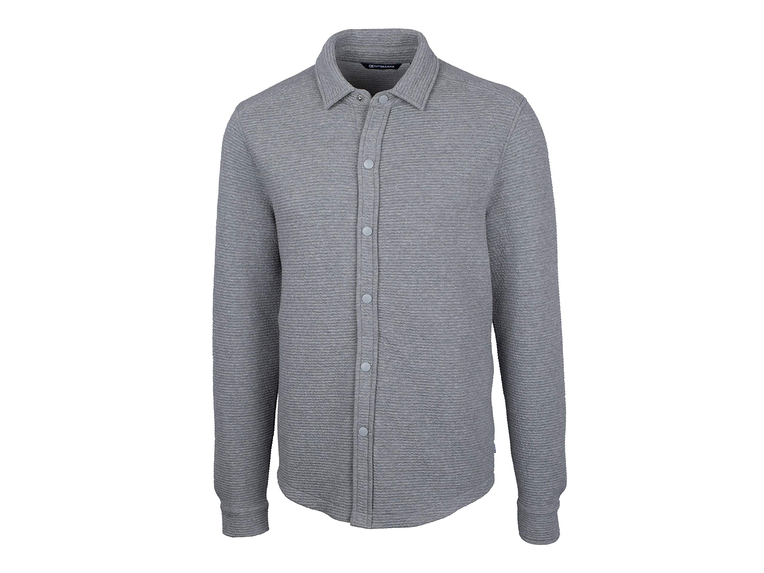Cutter & Buck Men's Big & Tall Button-Down Shirt - Comfortable & Stylish Casual Wear for Office, Travel & Outdoor Activities