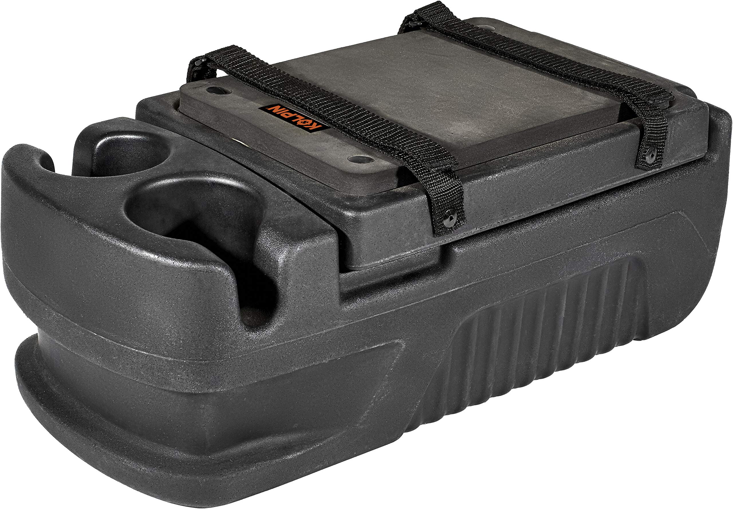 Kolpin 4470 Black Bench Center Console for UTV & ATV - Heavy Duty Storage Organizer for Tools & Gear | Perfect for Off-Roading, Hunting & Farm Work