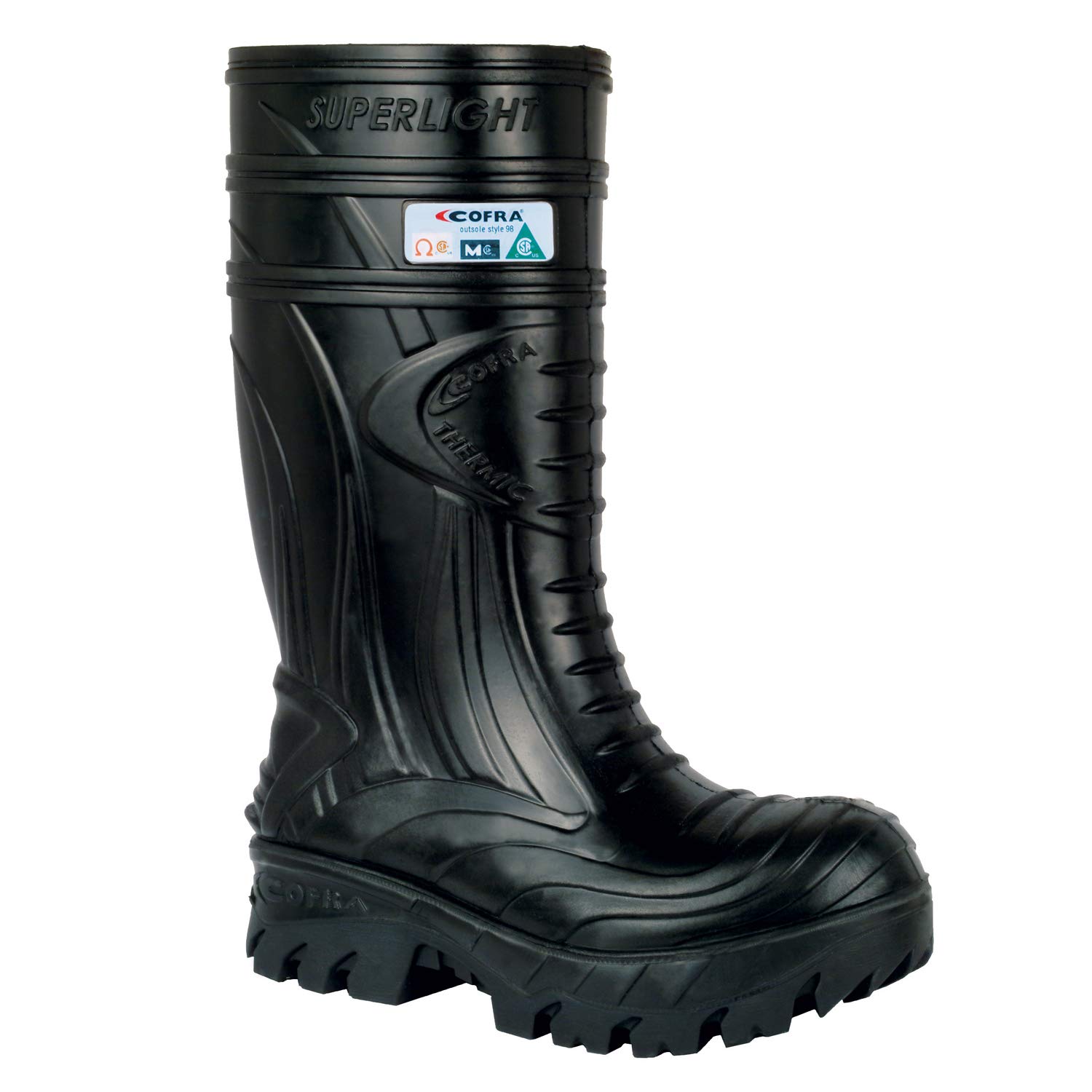 Cofra 00040-CU3.W10 Thermic Metguard EH PR Safety Boots - Heat Resistant Work Boots for Men, Size 10, Black | Ideal for Construction, Welding & Industrial Safety Work