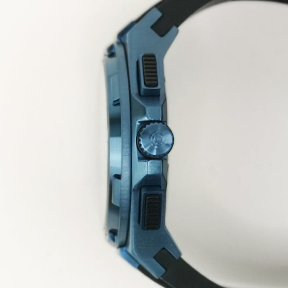 ARIES GOLD Analog Men's Watch with Lightning Blue Dial & High-Tech Silicon Strap - Model G 7016 BU BURG - Perfect for Casual Wear, Sports & Everyday Use