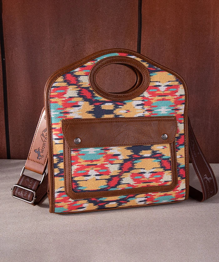 Montana West Western Prints Concealed Carry Crossbody Bag for Women - Stylish & Functional Purse with Hidden Gun Pocket - Perfect for Travel, Shopping & Everyday Use