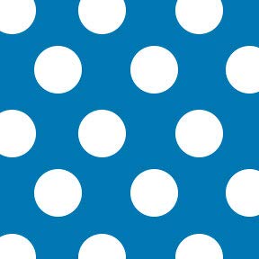 Blue with White Dots