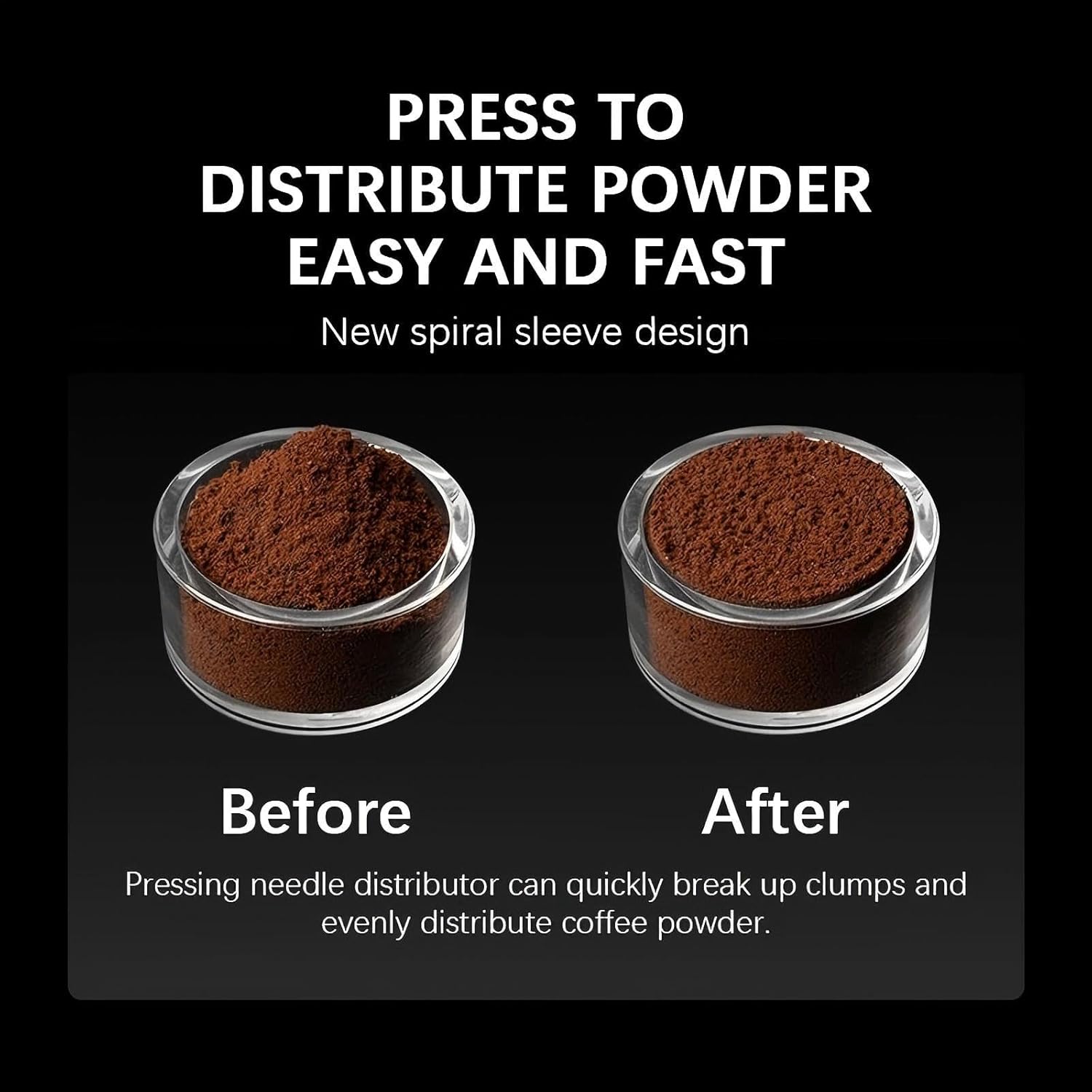 58MM WDT Espresso Distribution Stirrer Tool - Professional Coffee Grounds Leveler for Baristas & Home Brewing - Perfect for Espresso Machines & Manual Coffee Makers