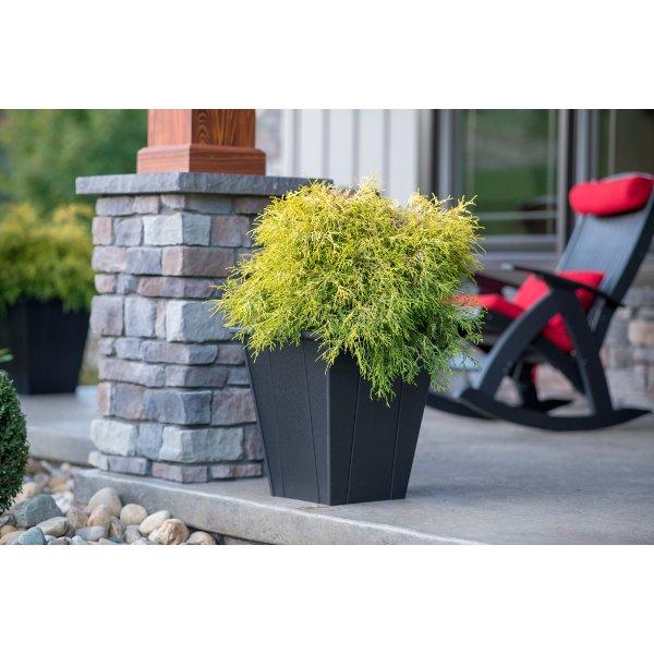 Premium 26-Inch Elite Planter by LuxCraft - Modern Indoor/Outdoor Flower Pot for Home Decor, Garden & Patio
